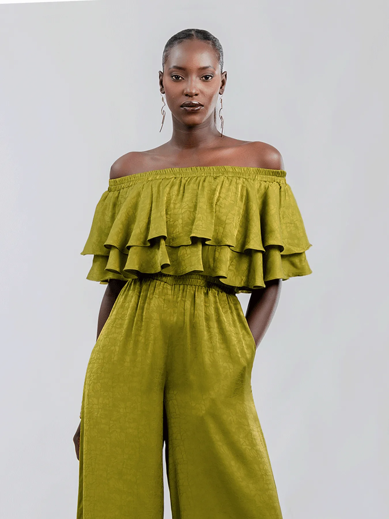 Wairu Top - Ayel Olive sold by Diarrablu product image thumbnail 3