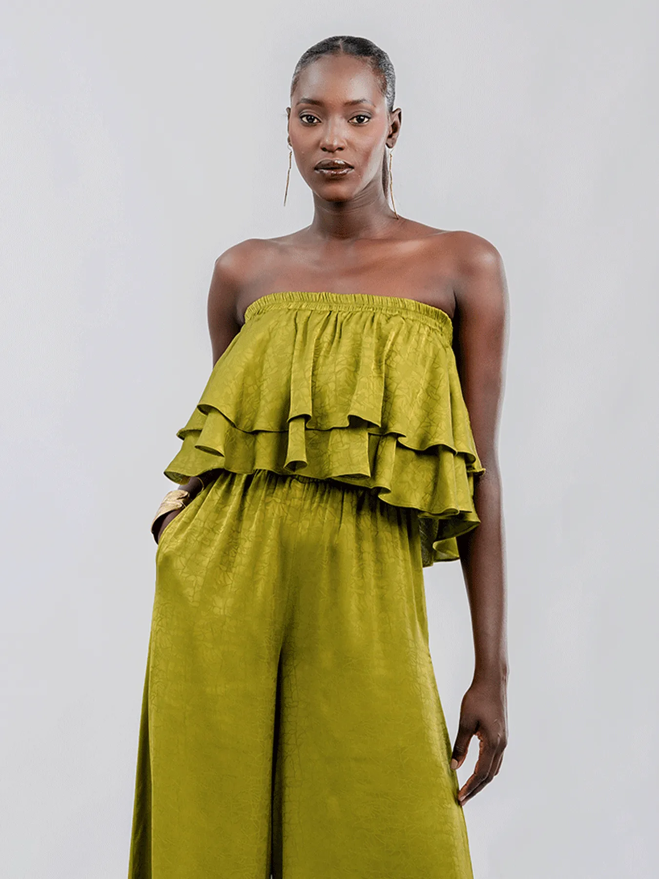 Wairu Top - Ayel Olive sold by Diarrablu product image thumbnail 5