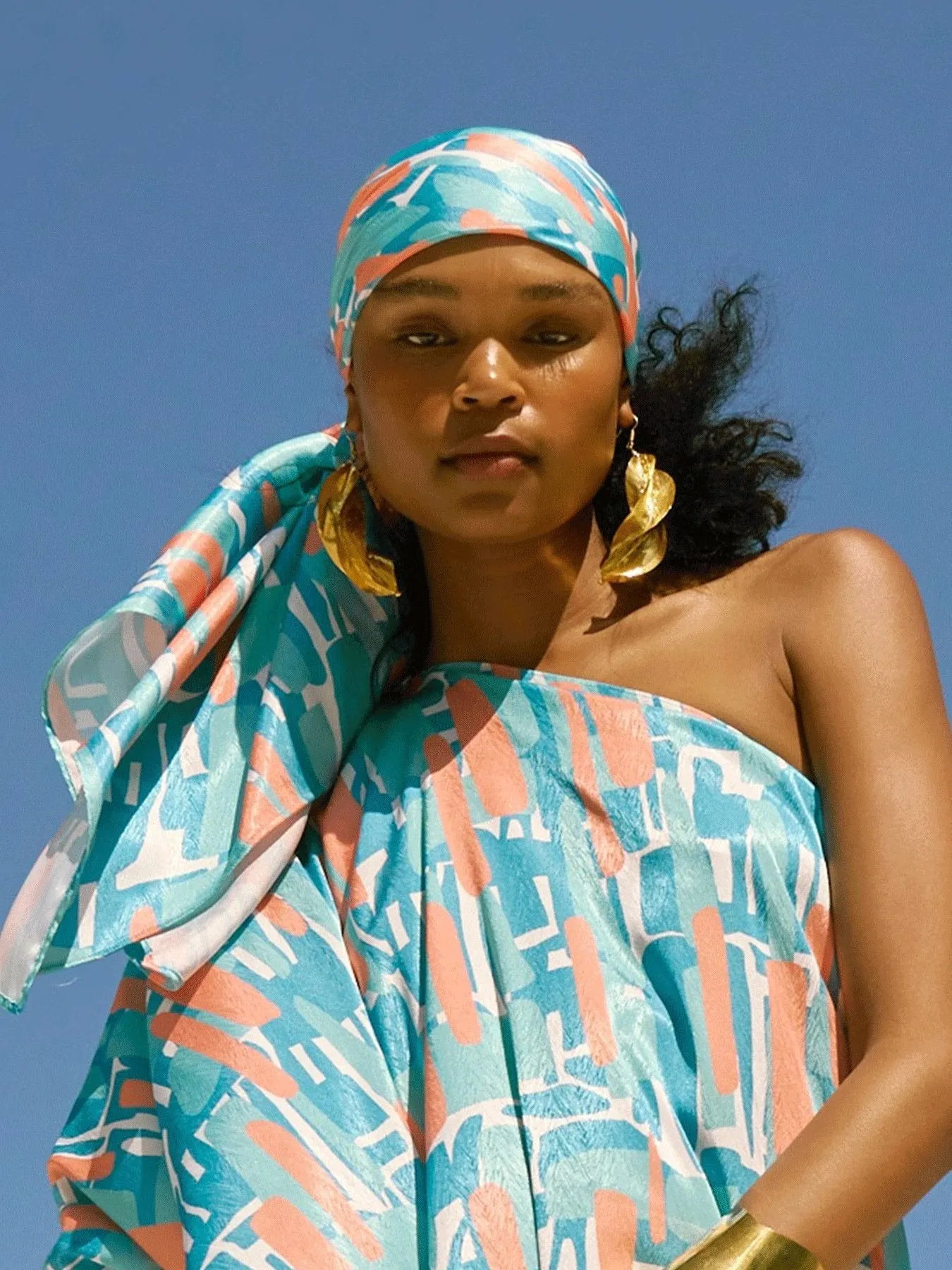 Moussor Headwrap - Atoll Blu sold by Diarrablu product image thumbnail 3