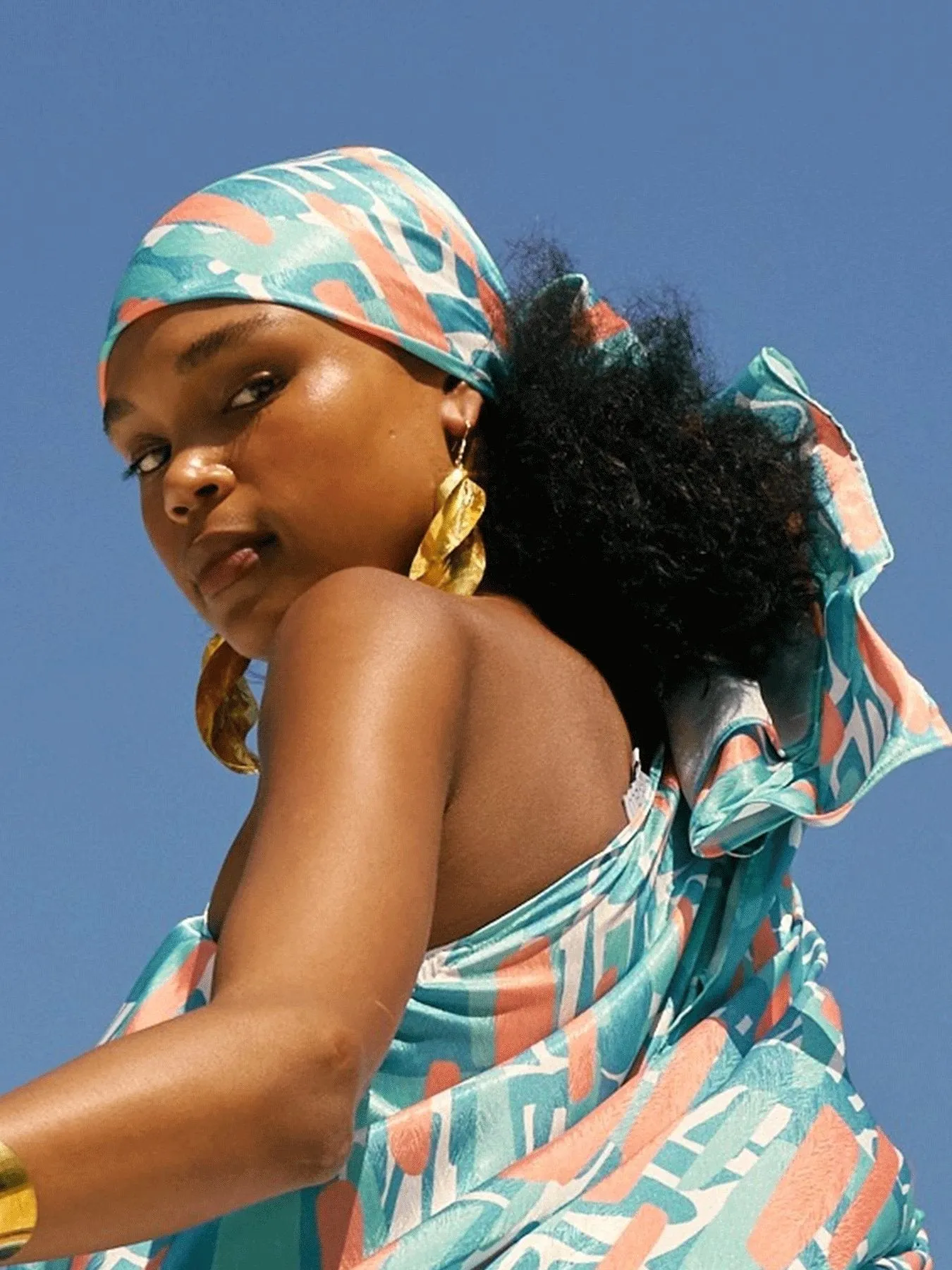 Moussor Headwrap - Atoll Blu sold by Diarrablu product image thumbnail 4