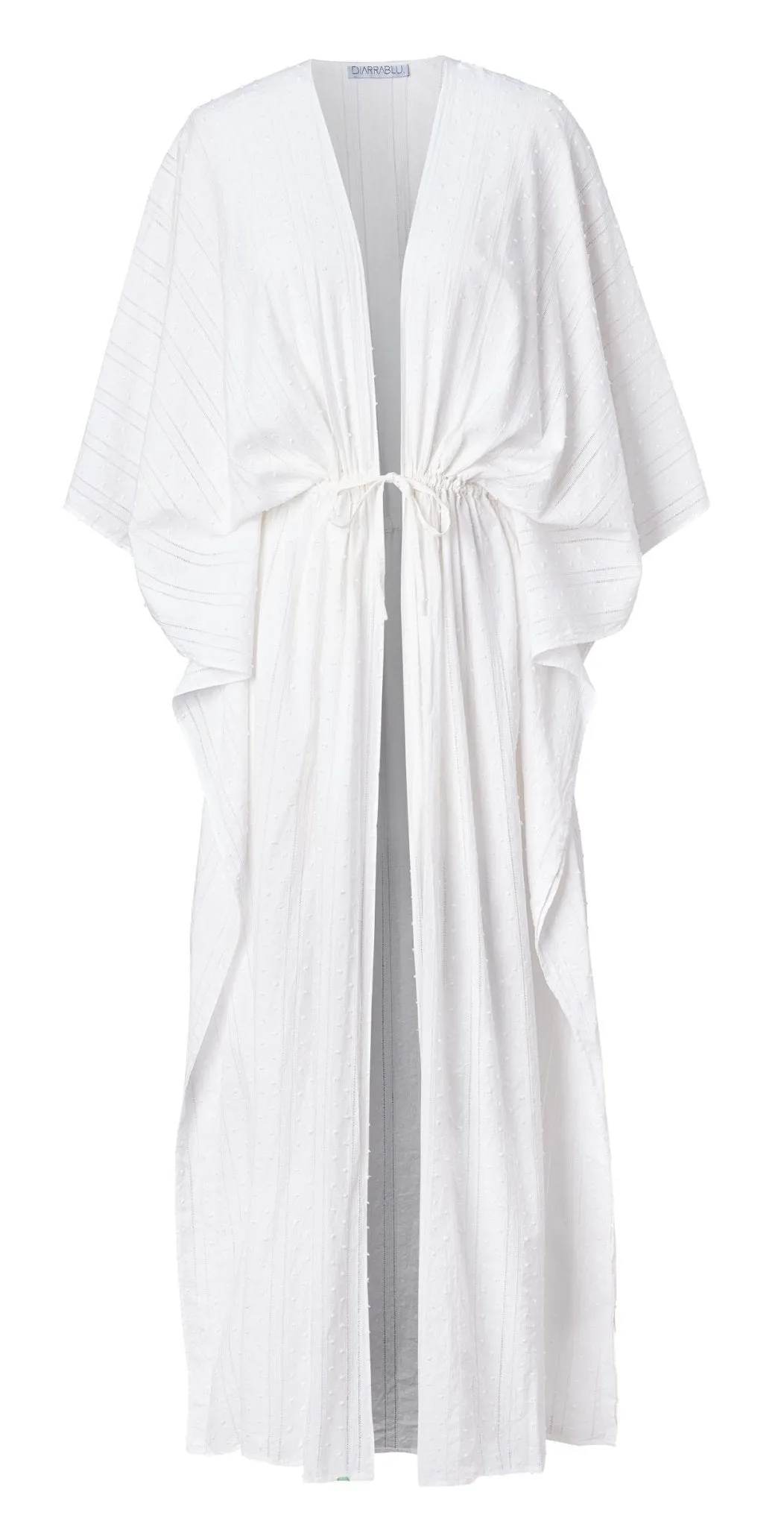 Sustainable Daba Caftan - Solid Blanc sold by Diarrablu product image thumbnail 2