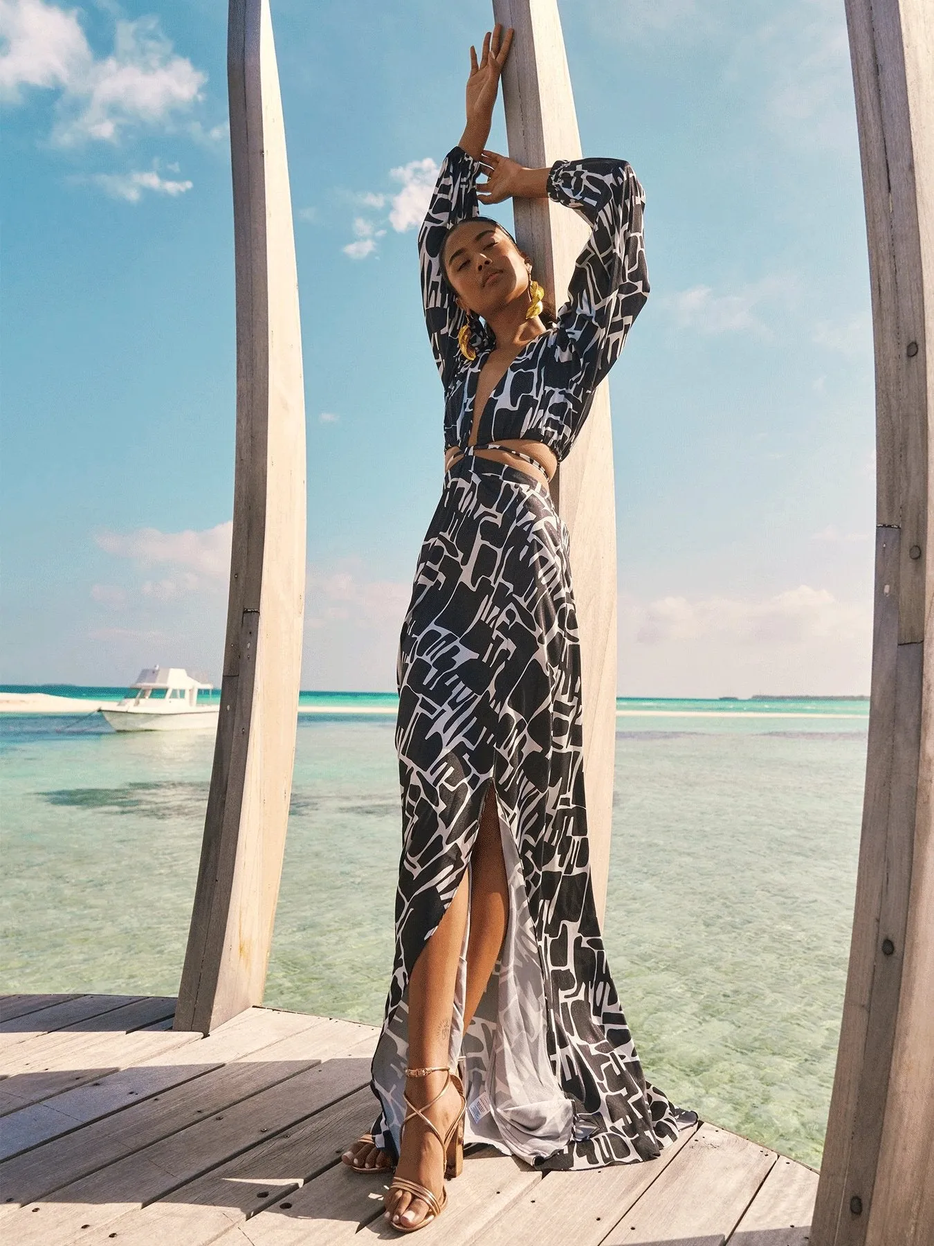 Amal Dress - Isla Noir sold by Diarrablu