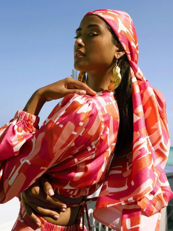 Moussor Headwrap - Atoll Rose sold by Diarrablu