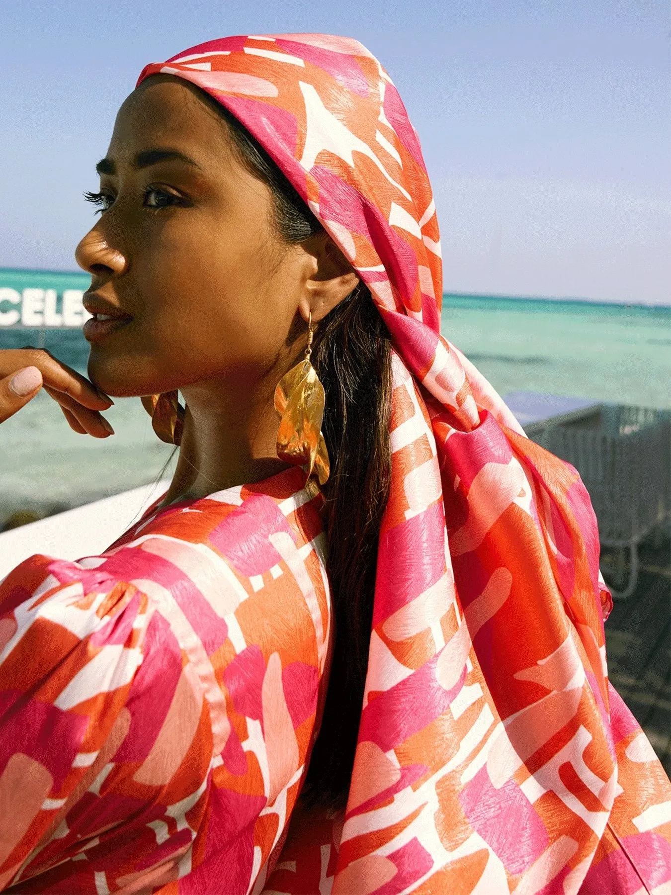 Moussor Headwrap - Atoll Rose sold by Diarrablu product image thumbnail 3