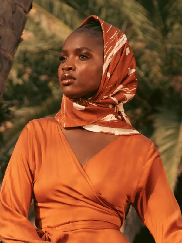 Moussor Headwrap - Suto Rust sold by Diarrablu