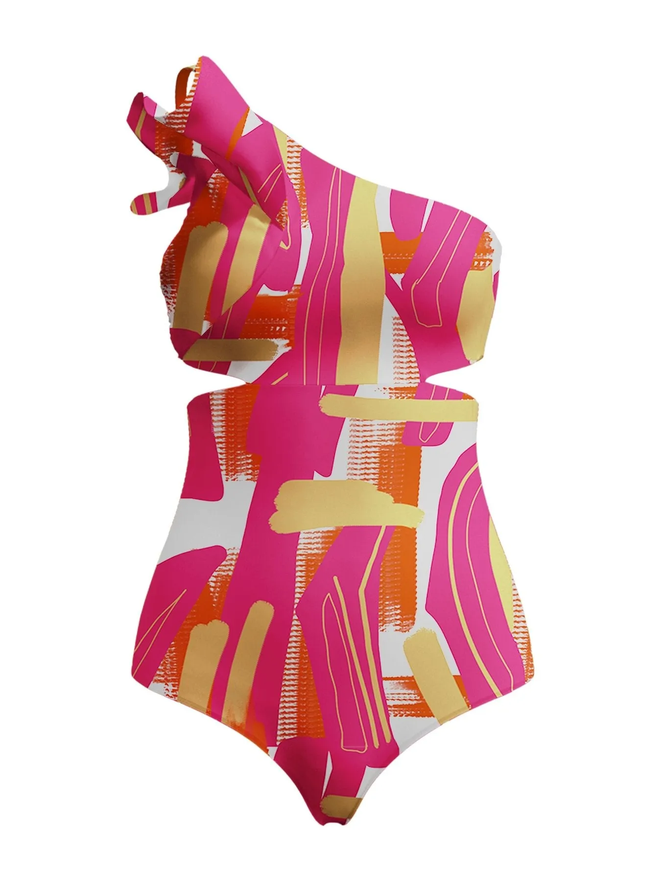 Nia Swimsuit - Abstract Rose sold by Diarrablu product image thumbnail 2