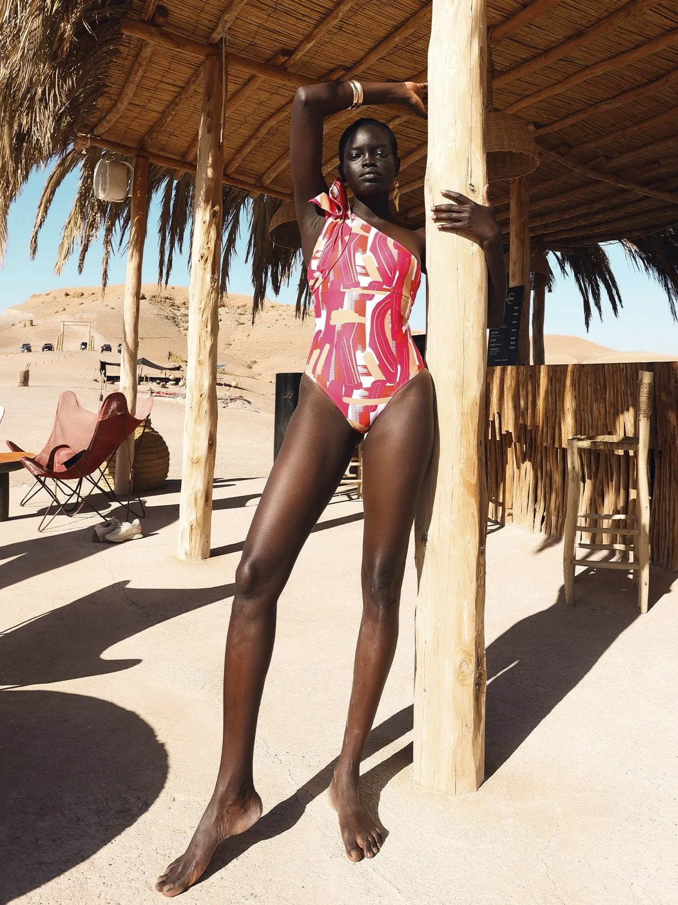 Nia Swimsuit - Abstract Rose sold by Diarrablu product image thumbnail 3