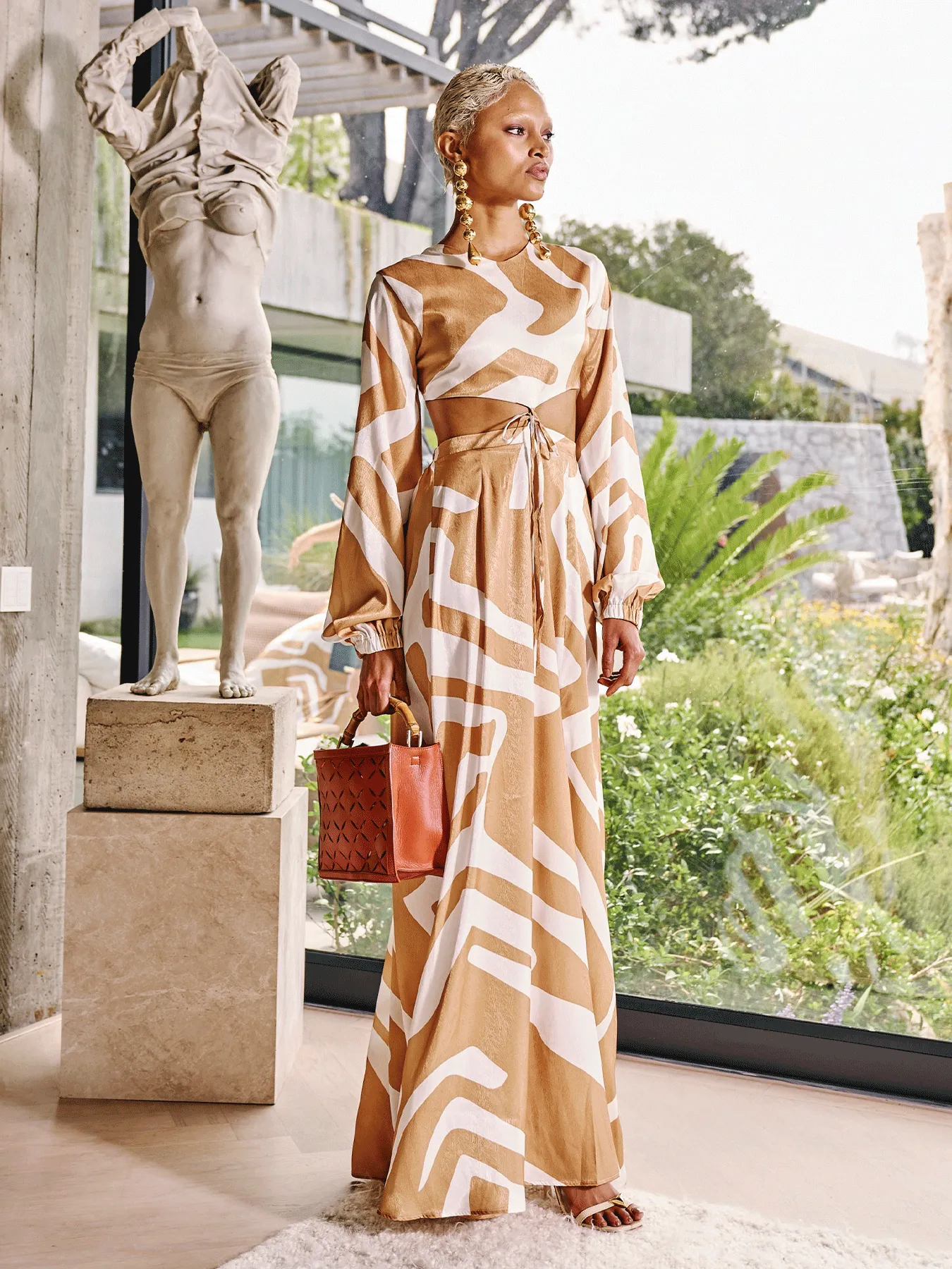 Rahma Dress - Lava Cream sold by Diarrablu