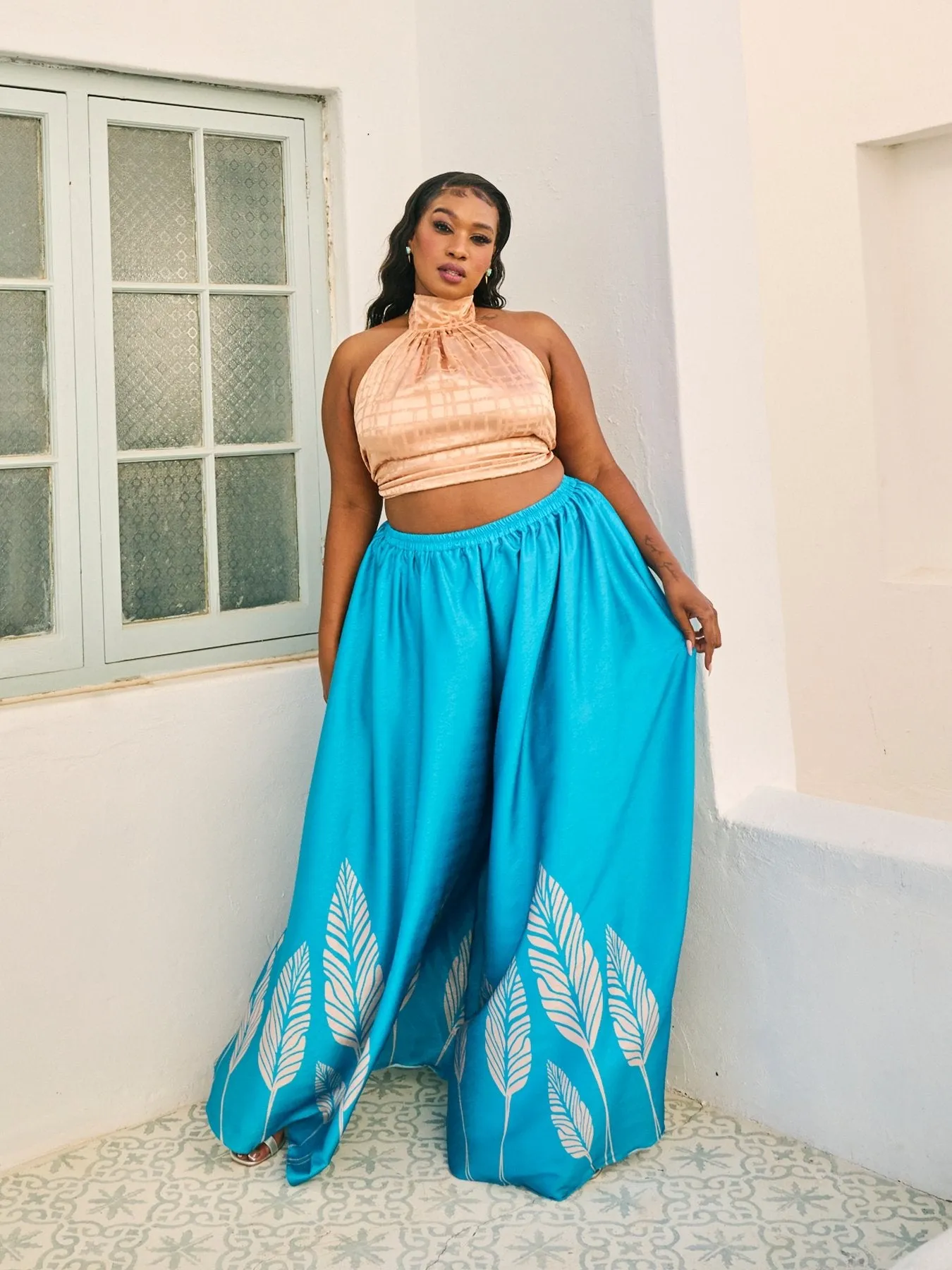 Jant Pants - Palms Blu sold by Diarrablu