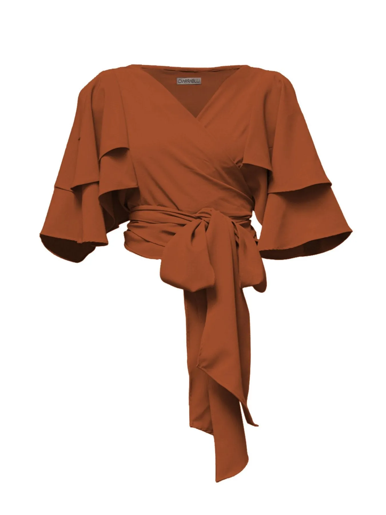 Sustainable Sahel Top - Solid Rust sold by Diarrablu product image thumbnail 2