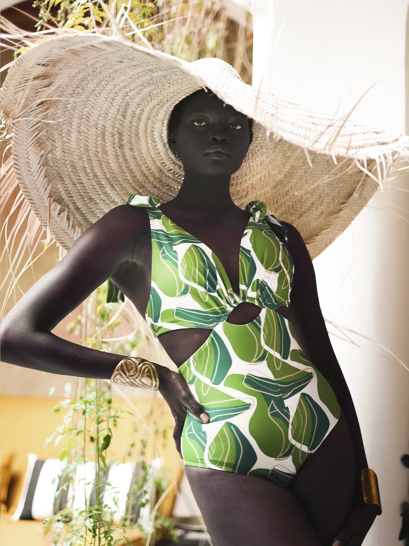 Ayli Swimsuit - Nari Vert sold by Diarrablu