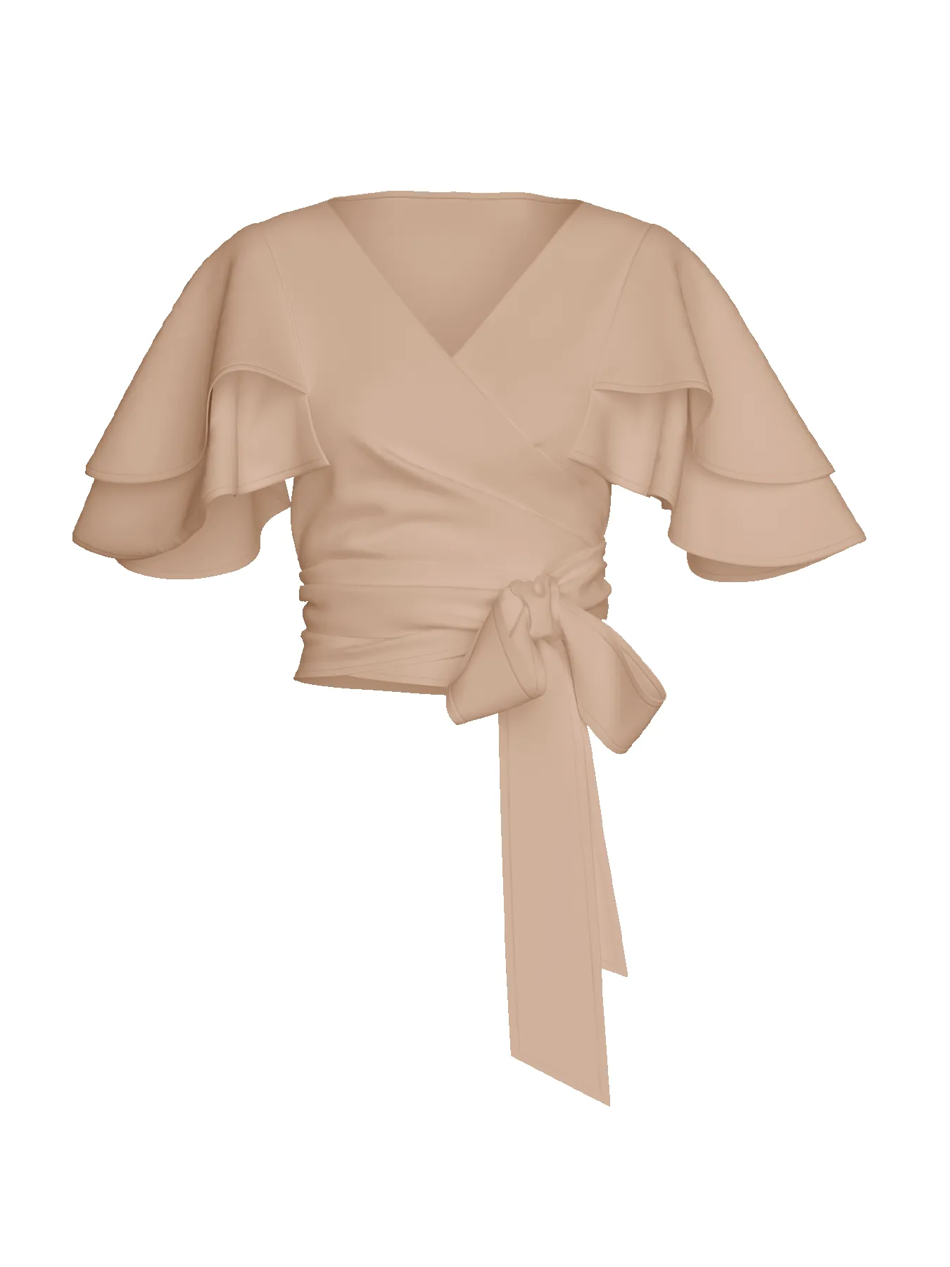 Sustainable Sahel Top - Solid Cream sold by Diarrablu product image thumbnail 2