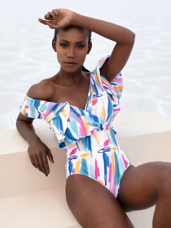 Nabu Swimsuit - Arte Plein Blanc sold by Diarrablu