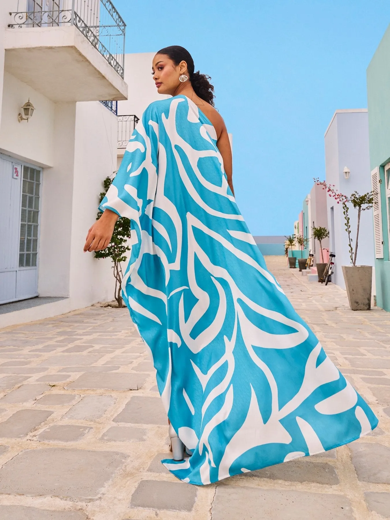 Satu Dress - Swirl Blu sold by Diarrablu product image thumbnail 4