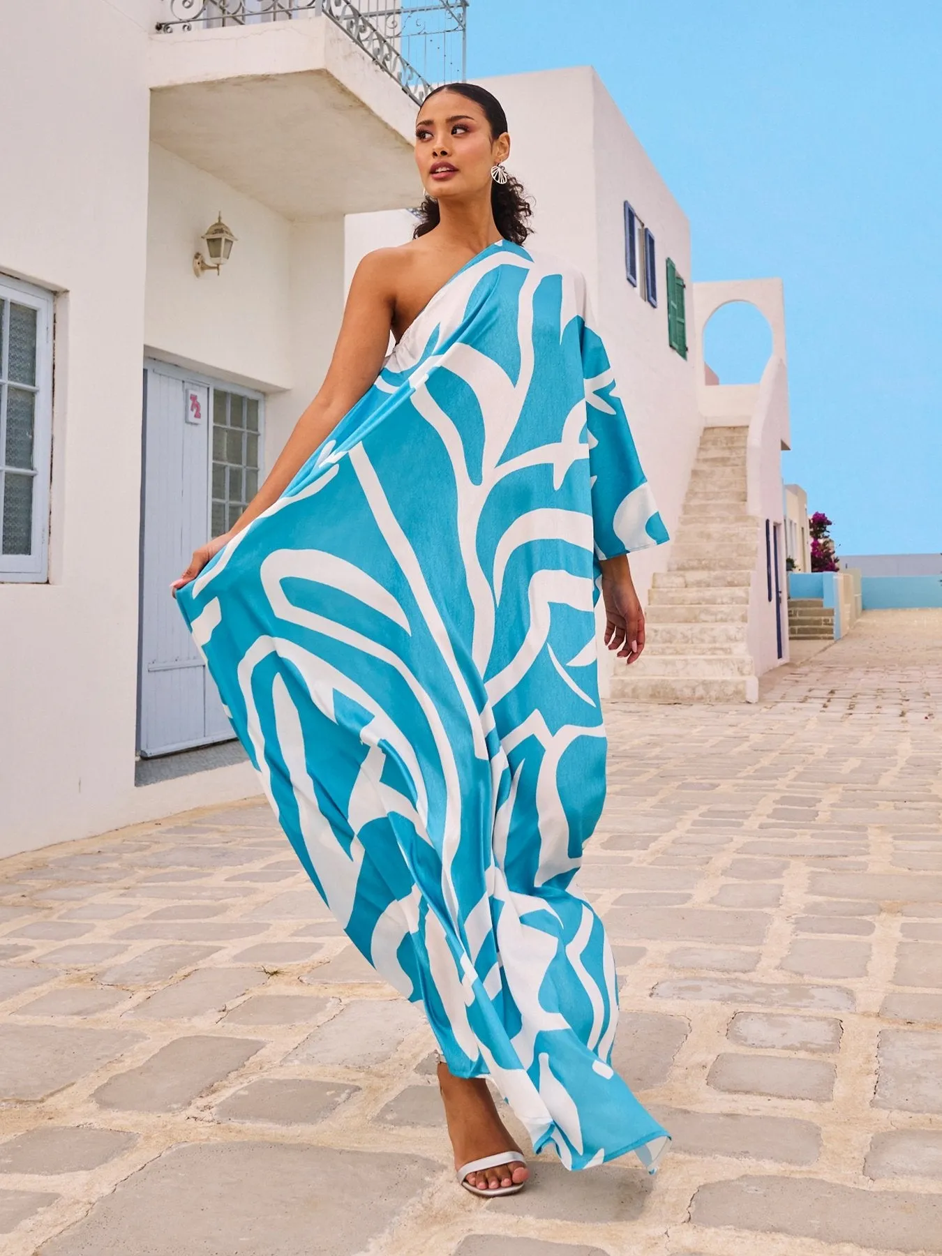 Satu Dress - Swirl Blu sold by Diarrablu product image thumbnail 3