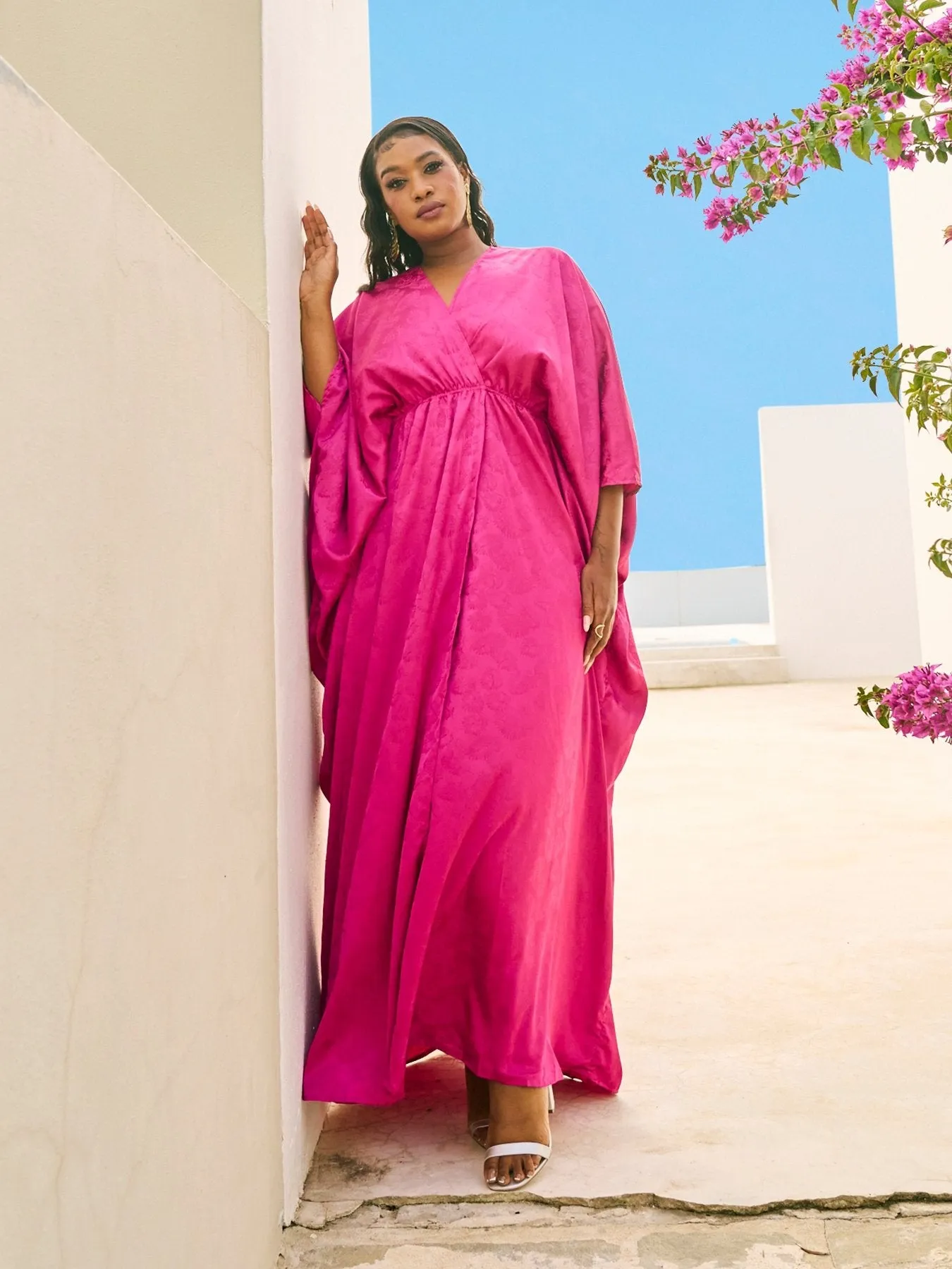 Naim Dress - Zeen Fuchsia sold by Diarrablu