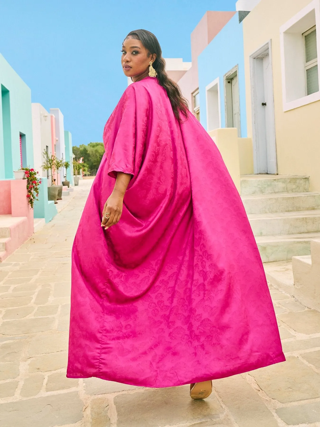 Naim Dress - Zeen Fuchsia sold by Diarrablu product image thumbnail 3