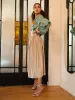 Sustainable Yasmin Skirt - Solid Cream sold by Diarrablu