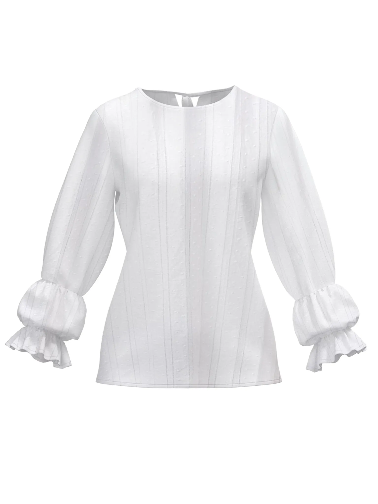 Sustainable Lena Top - Solid Blanc sold by Diarrablu product image thumbnail 2