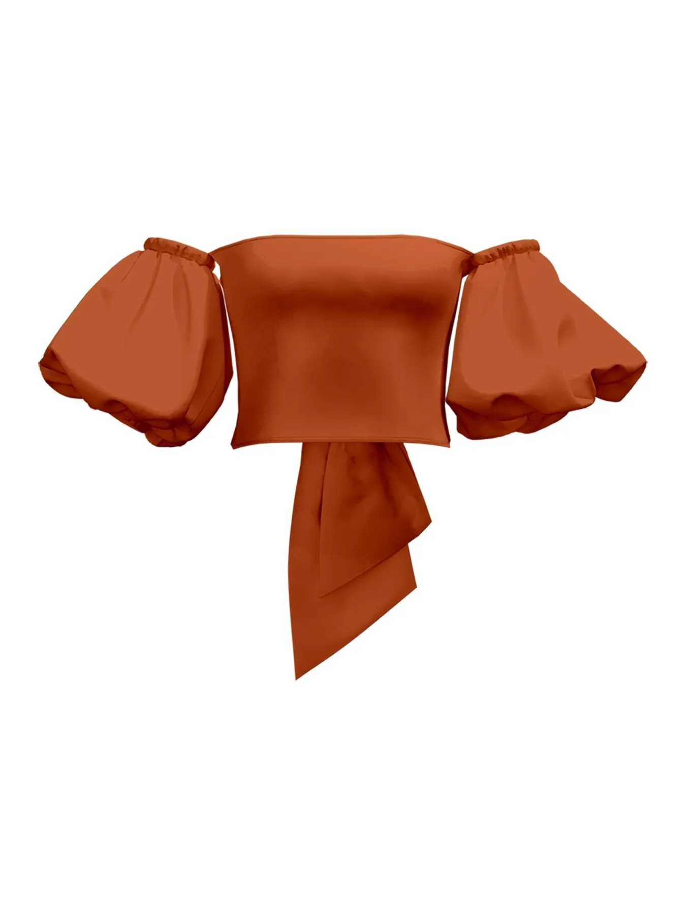 Sustainable Zany Top - Solid Rust sold by Diarrablu product image thumbnail 2