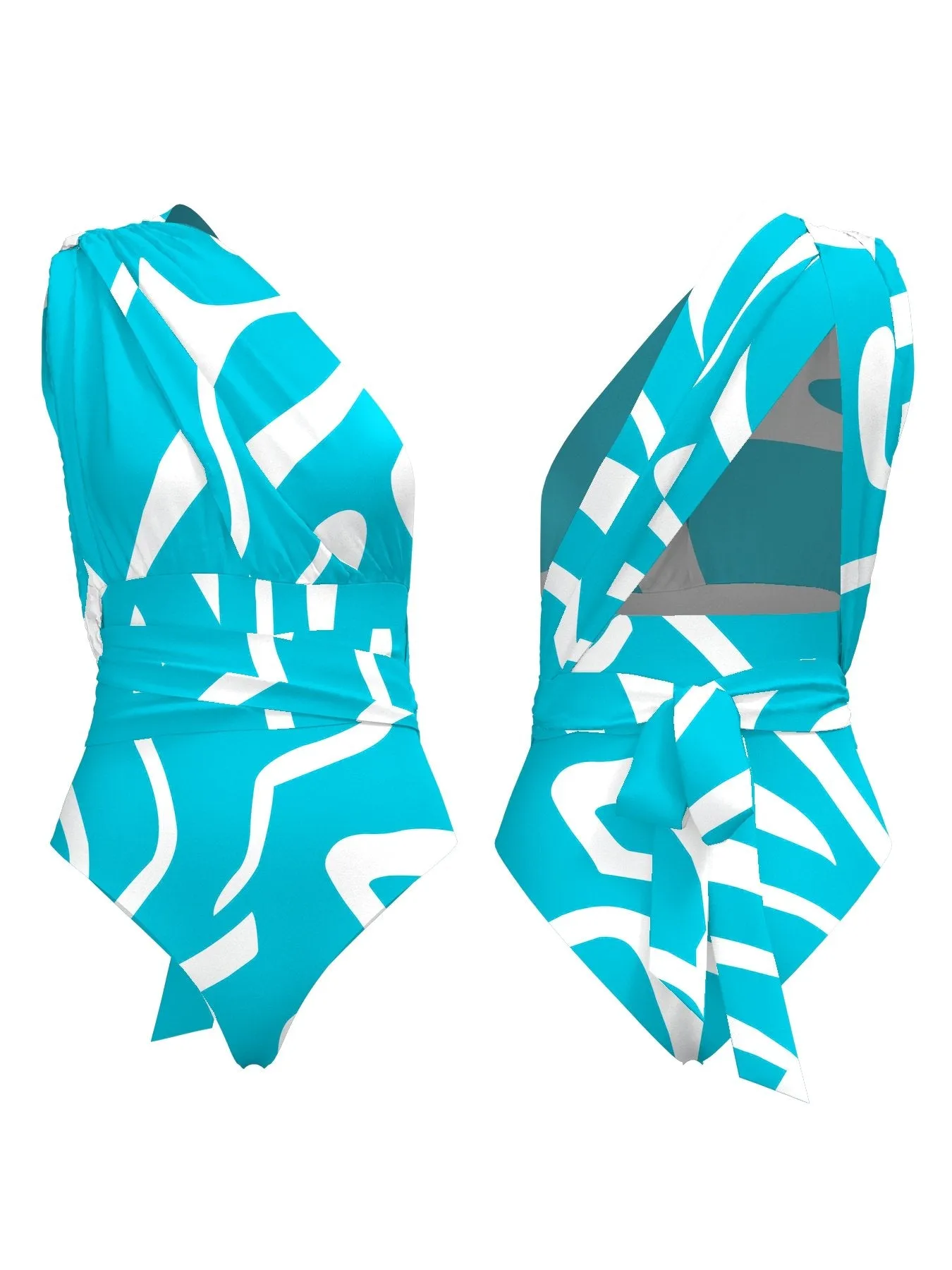 Infinity Swimsuit - Swirl Blu sold by Diarrablu product image thumbnail 5