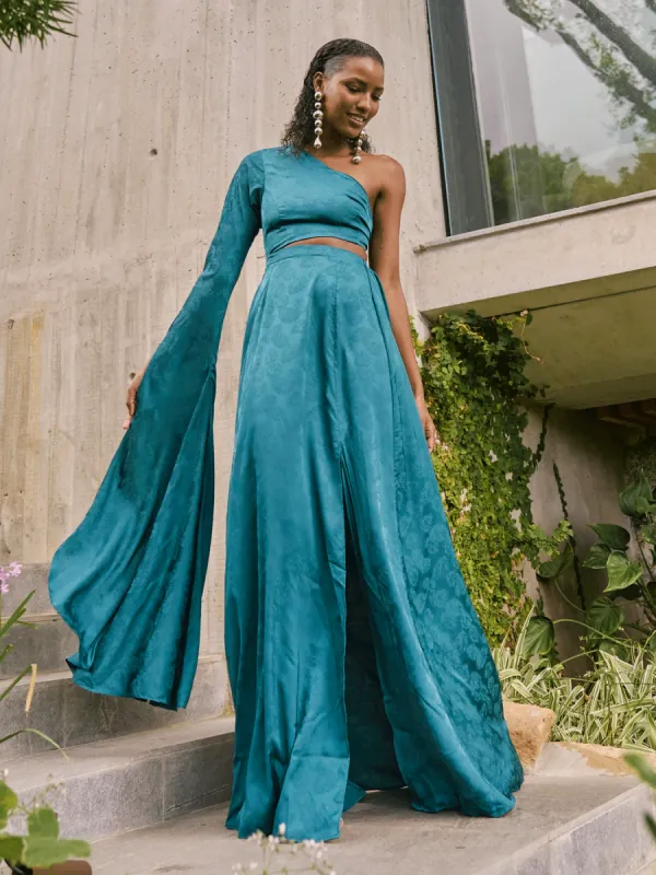 Eden Dress - Zeen Teal sold by Diarrablu