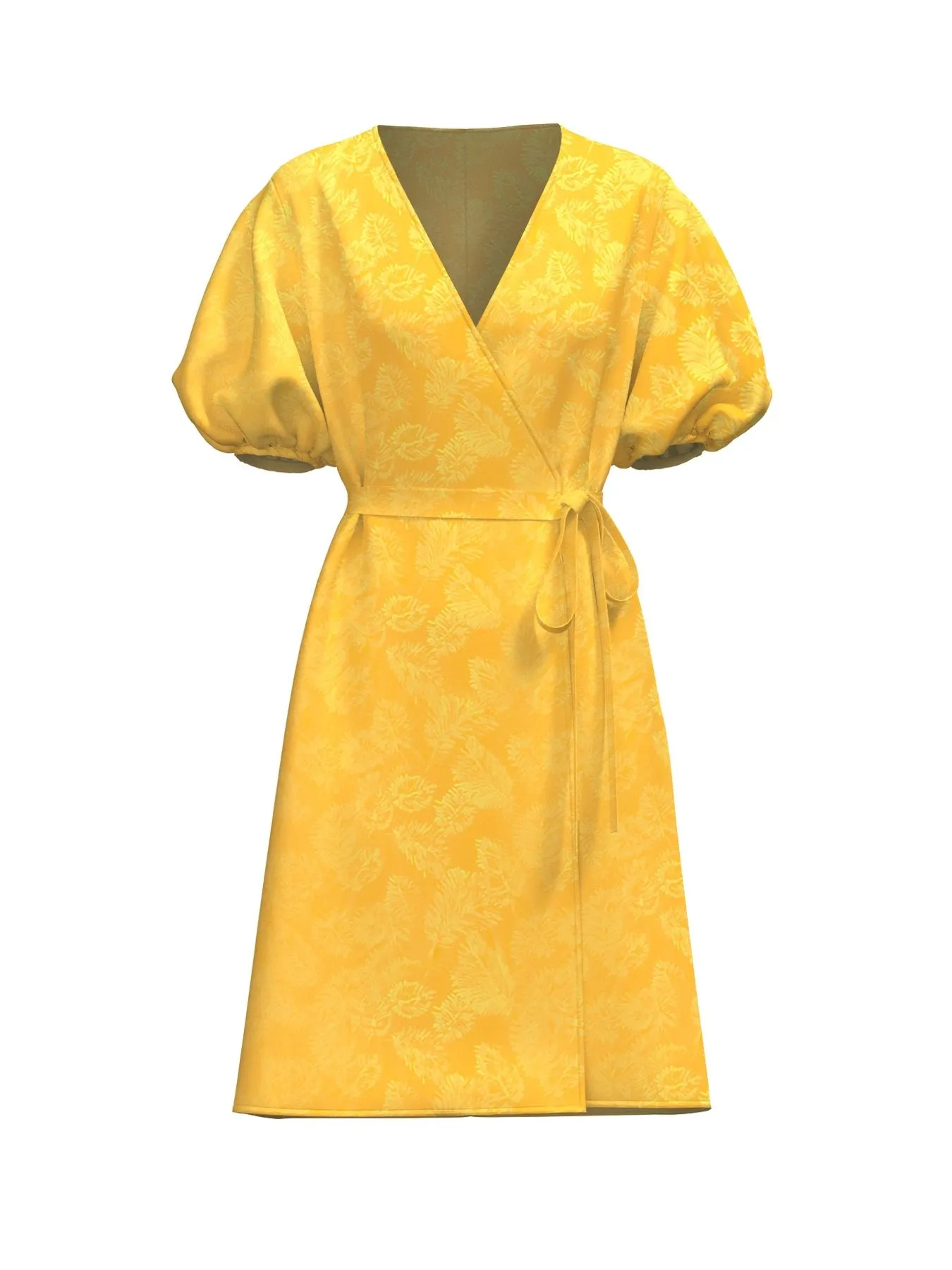 Yali Dress - Zeen Mustard sold by Diarrablu product image thumbnail 2