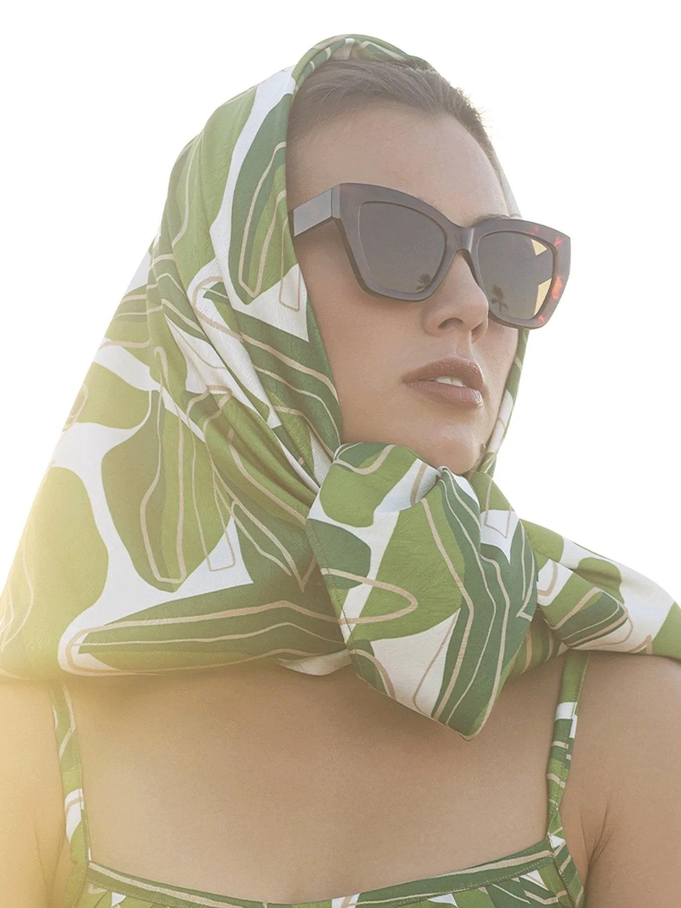 Moussor Headwrap - Nari Vert sold by Diarrablu