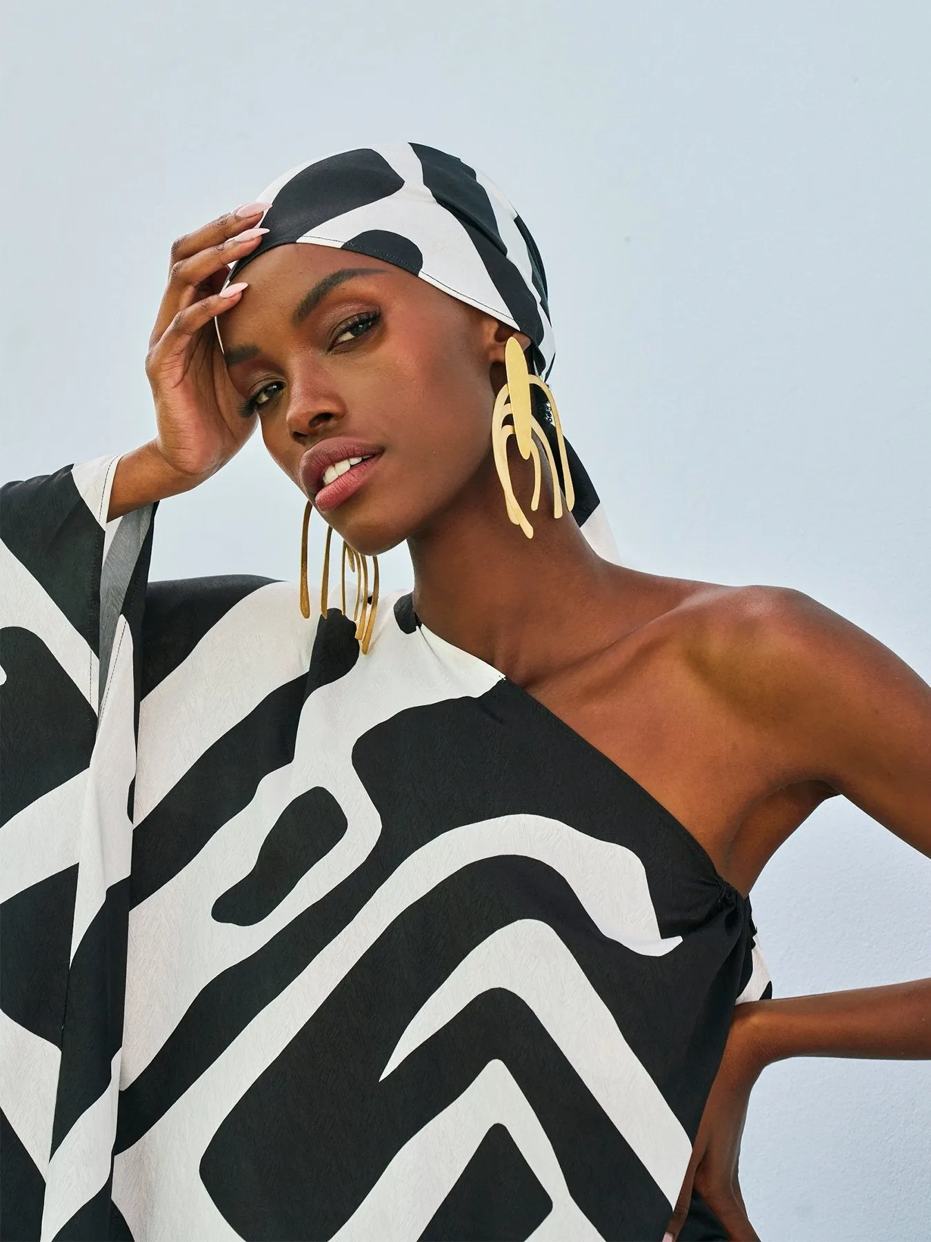 Moussor Scarf - Lava Noir sold by Diarrablu product image thumbnail 2