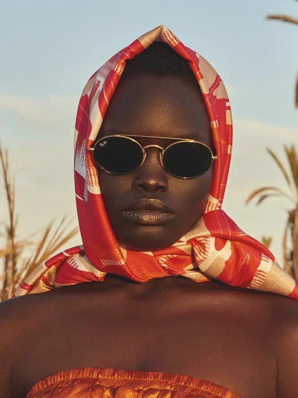 Moussor Headwrap - Abstract Rose sold by Diarrablu