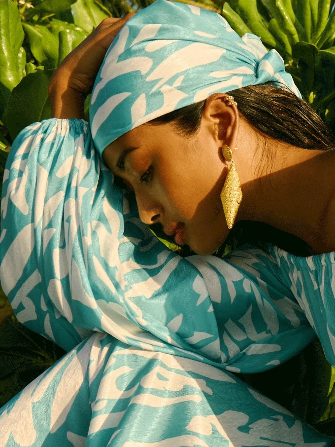 Moussor Headwrap - Playa Aqua sold by Diarrablu