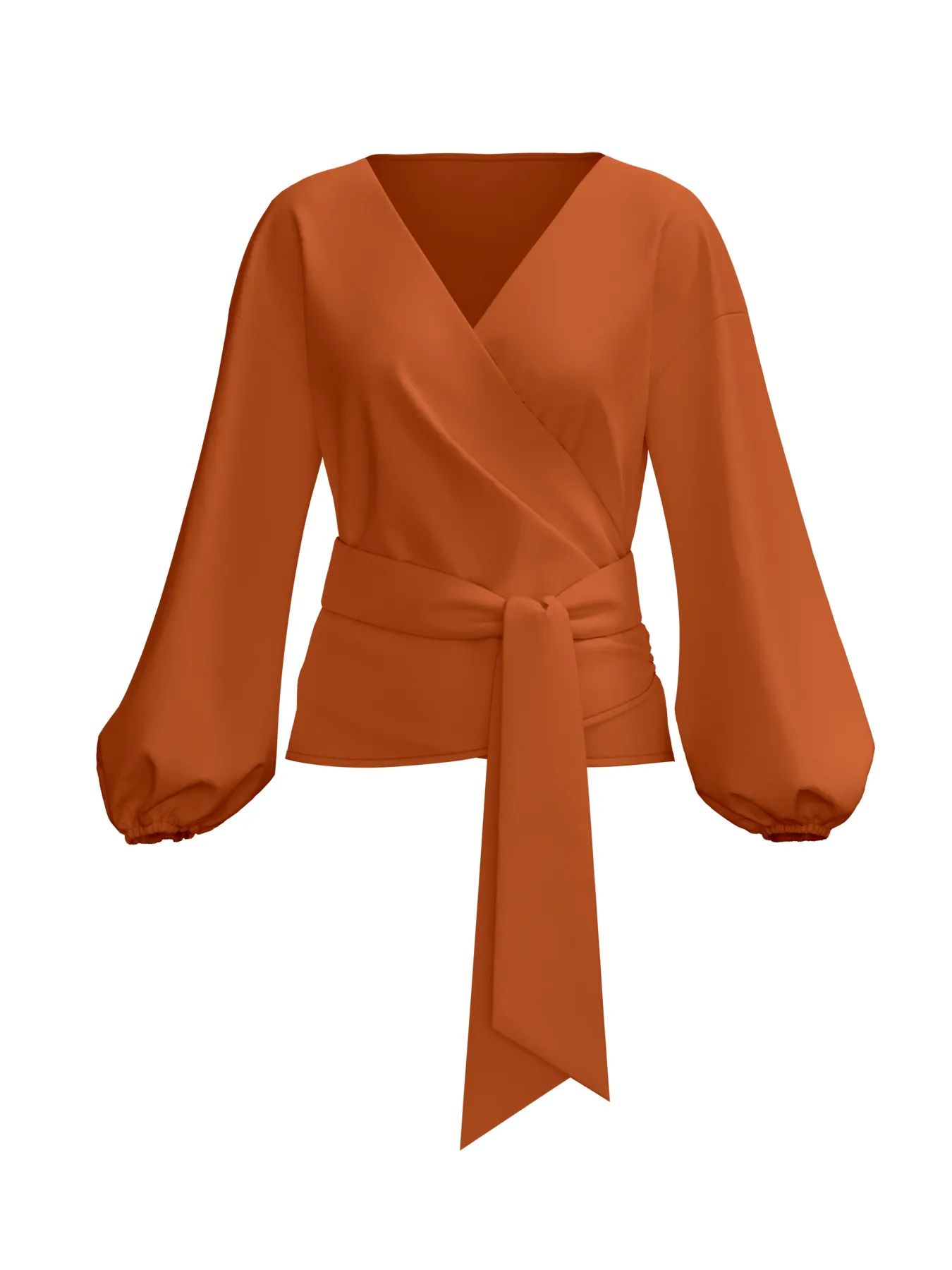 Sustainable Aida Top - Solid Rust sold by Diarrablu product image thumbnail 2