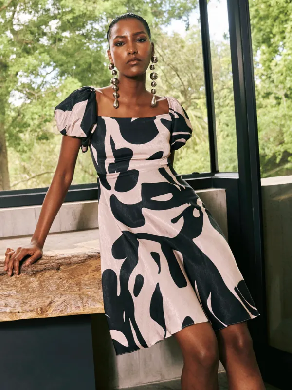 Sana Dress - Alia Noir sold by Diarrablu