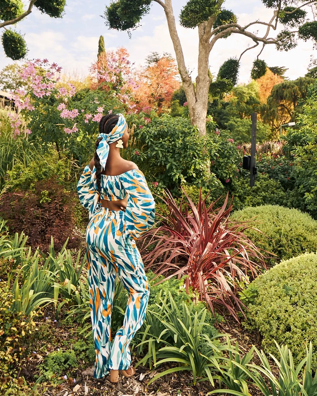 Moussor Headwrap - Arbol Orange sold by Diarrablu product image thumbnail 4