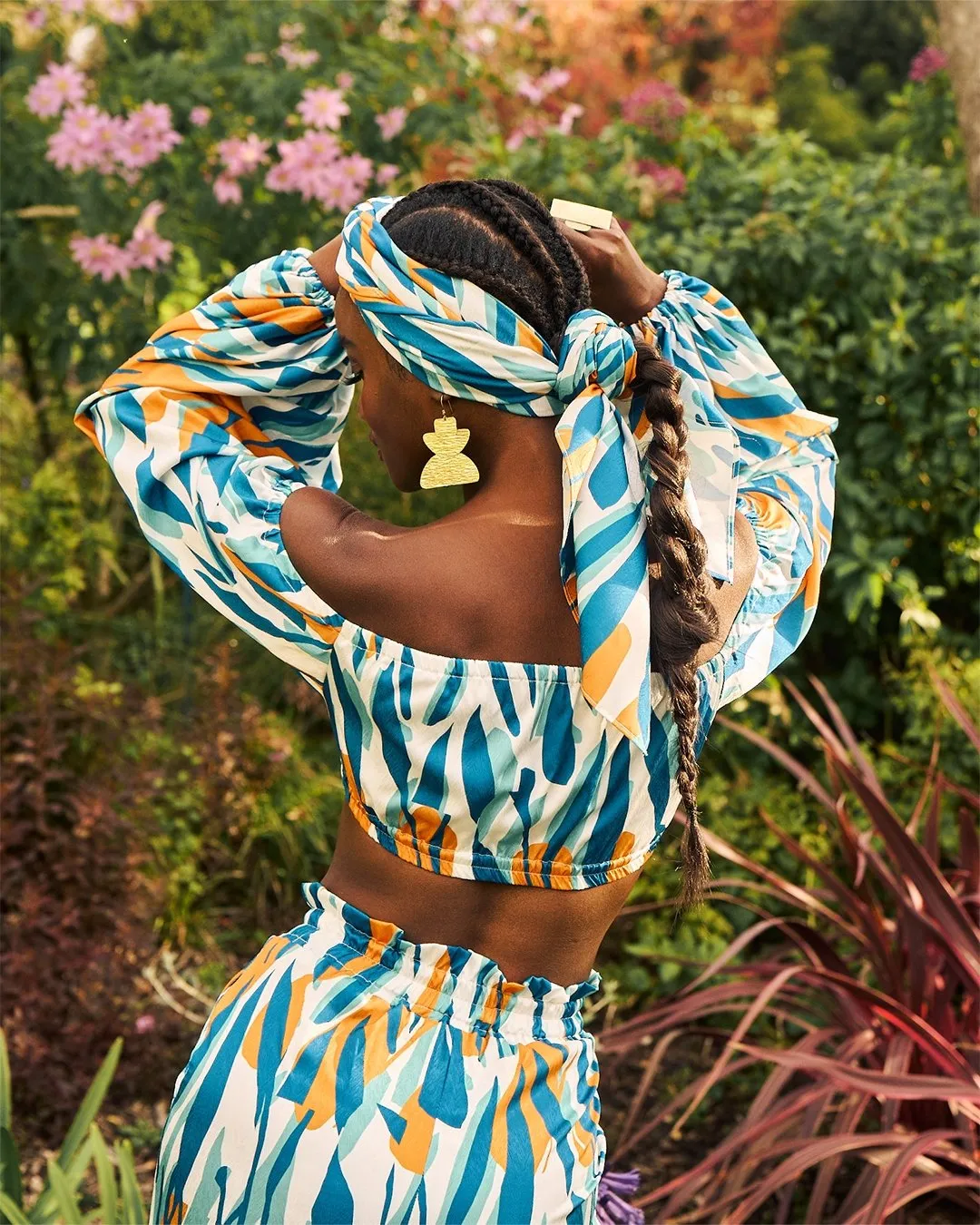 Moussor Headwrap - Arbol Orange sold by Diarrablu