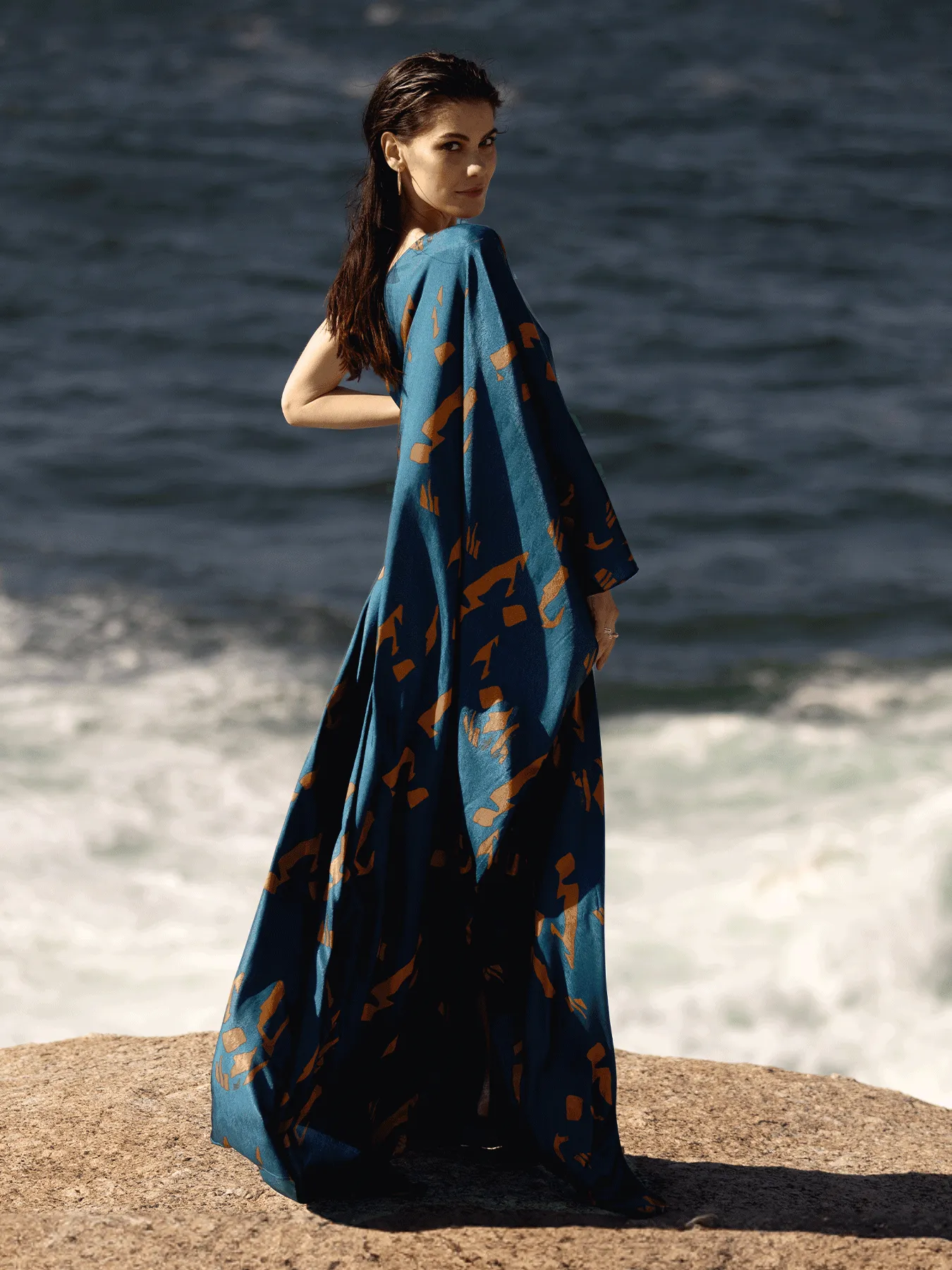 Satu Dress - Yraf Blue sold by Diarrablu product image thumbnail 4