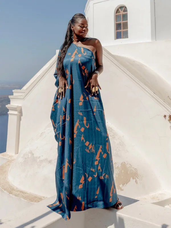 Satu Dress - Yraf Blue sold by Diarrablu