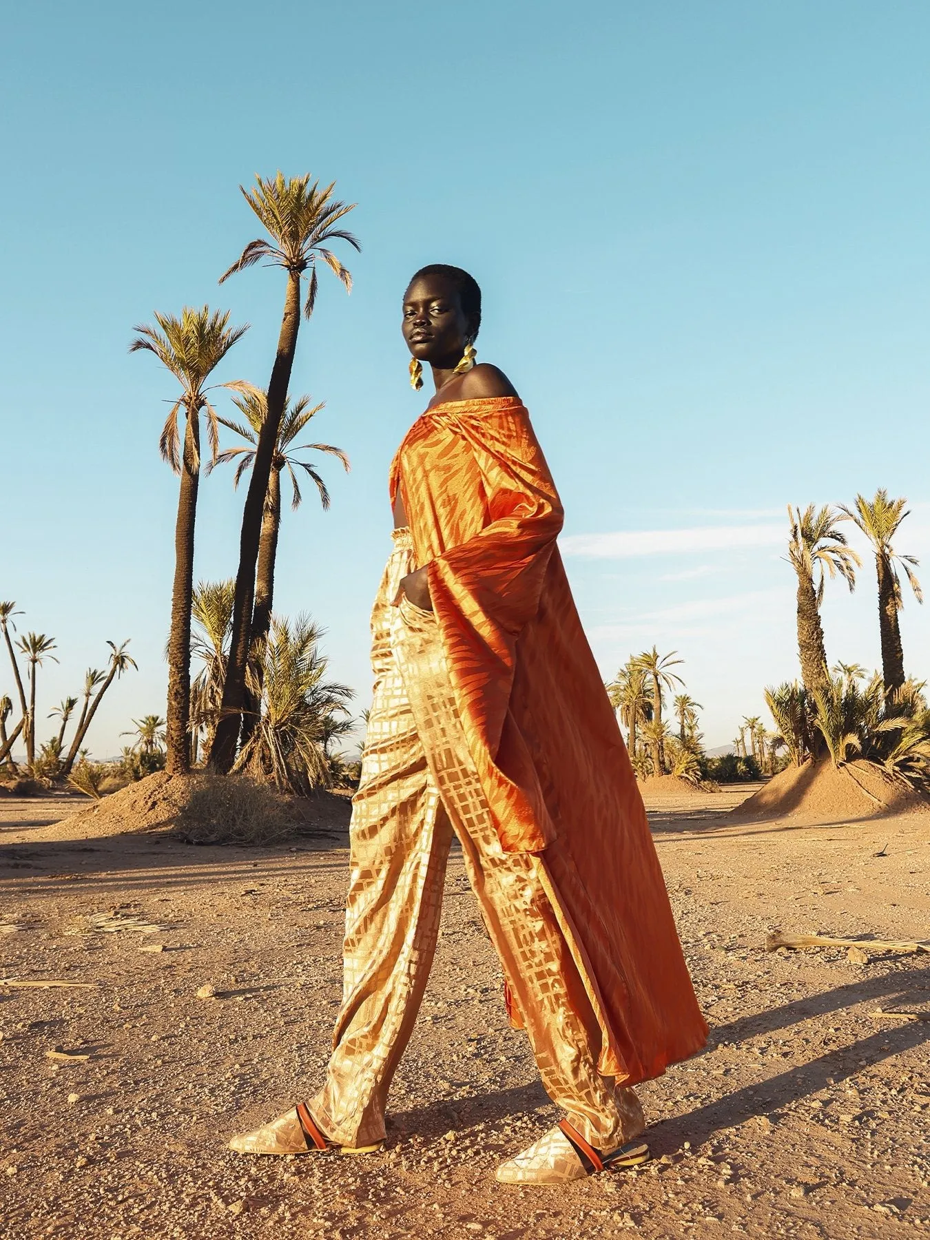 Leer Pants - Dhaw Gold sold by Diarrablu product image thumbnail 3