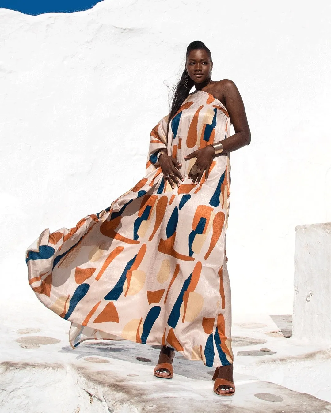 Satu Dress - Tilo Cream sold by Diarrablu