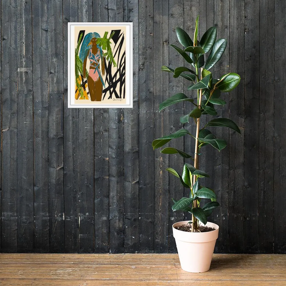 Jigeen Blu in Bali | Framed Art Print sold by Diarrablu product image thumbnail 5