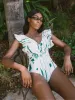 Nabu Swimsuit - Garden Vert sold by Diarrablu