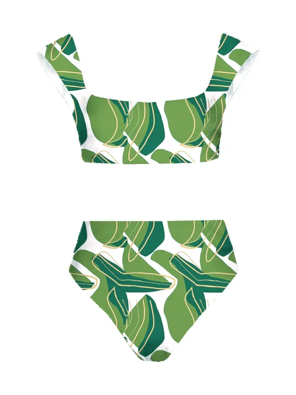 Cayla Swimsuit - Nari Vert sold by Diarrablu