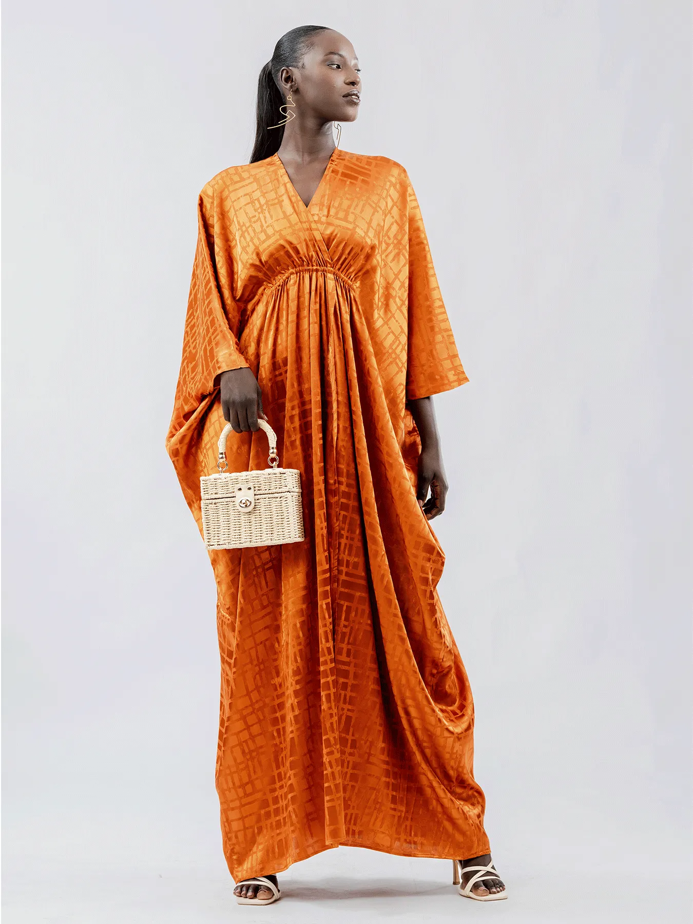 Naim Dress - Dhaw Rust sold by Diarrablu product image thumbnail 4