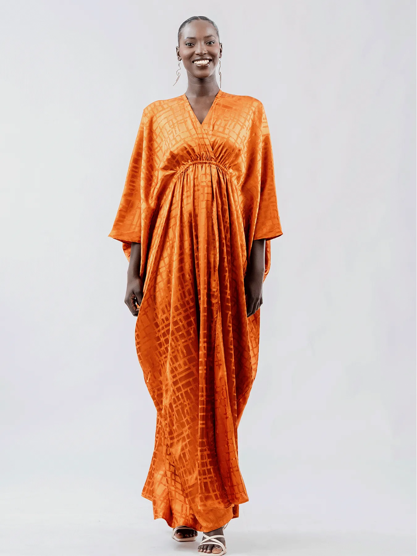 Naim Dress - Dhaw Rust sold by Diarrablu product image thumbnail 3