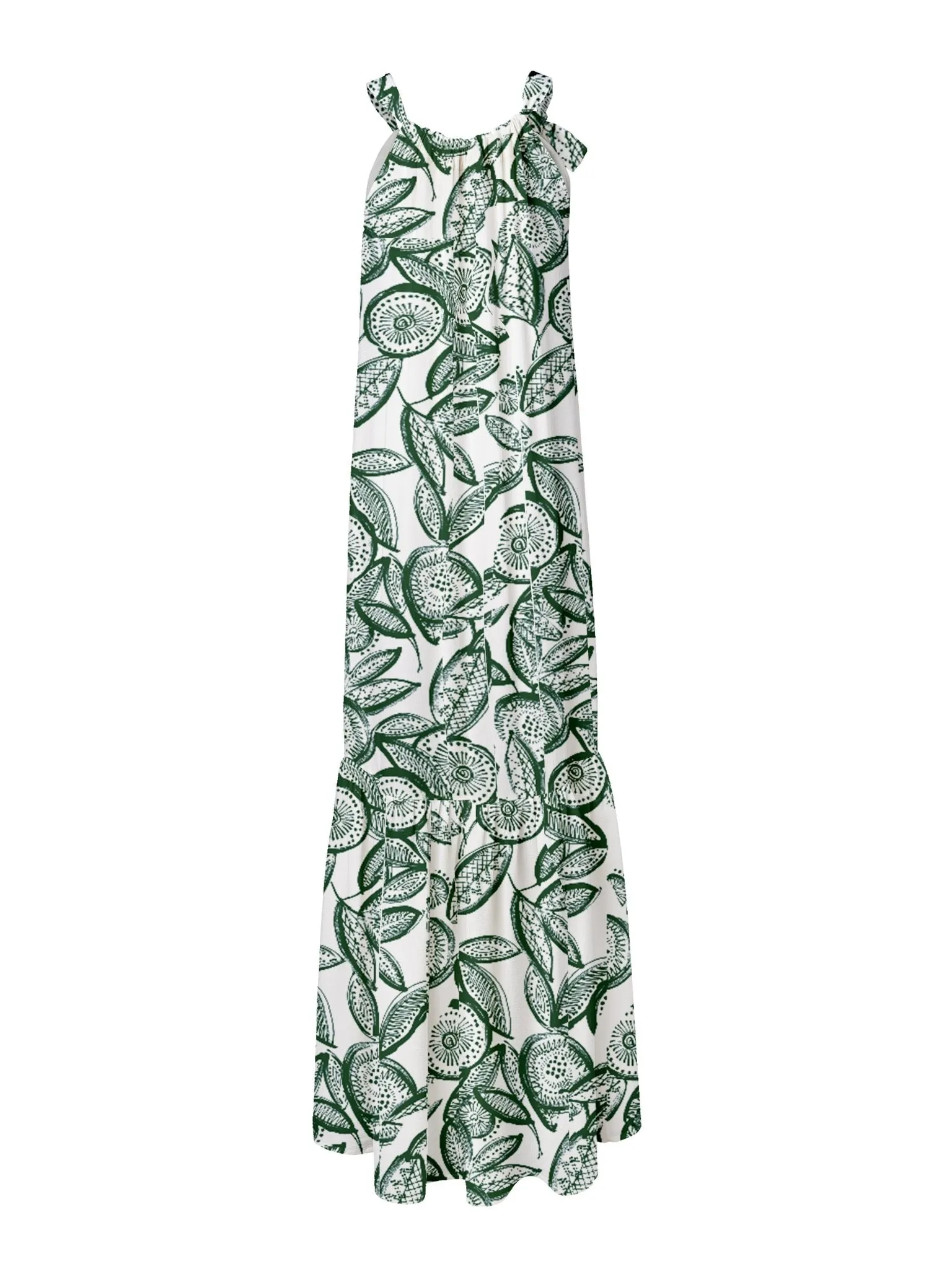 Gnoor Dress - Flora Green sold by Diarrablu product image thumbnail 5