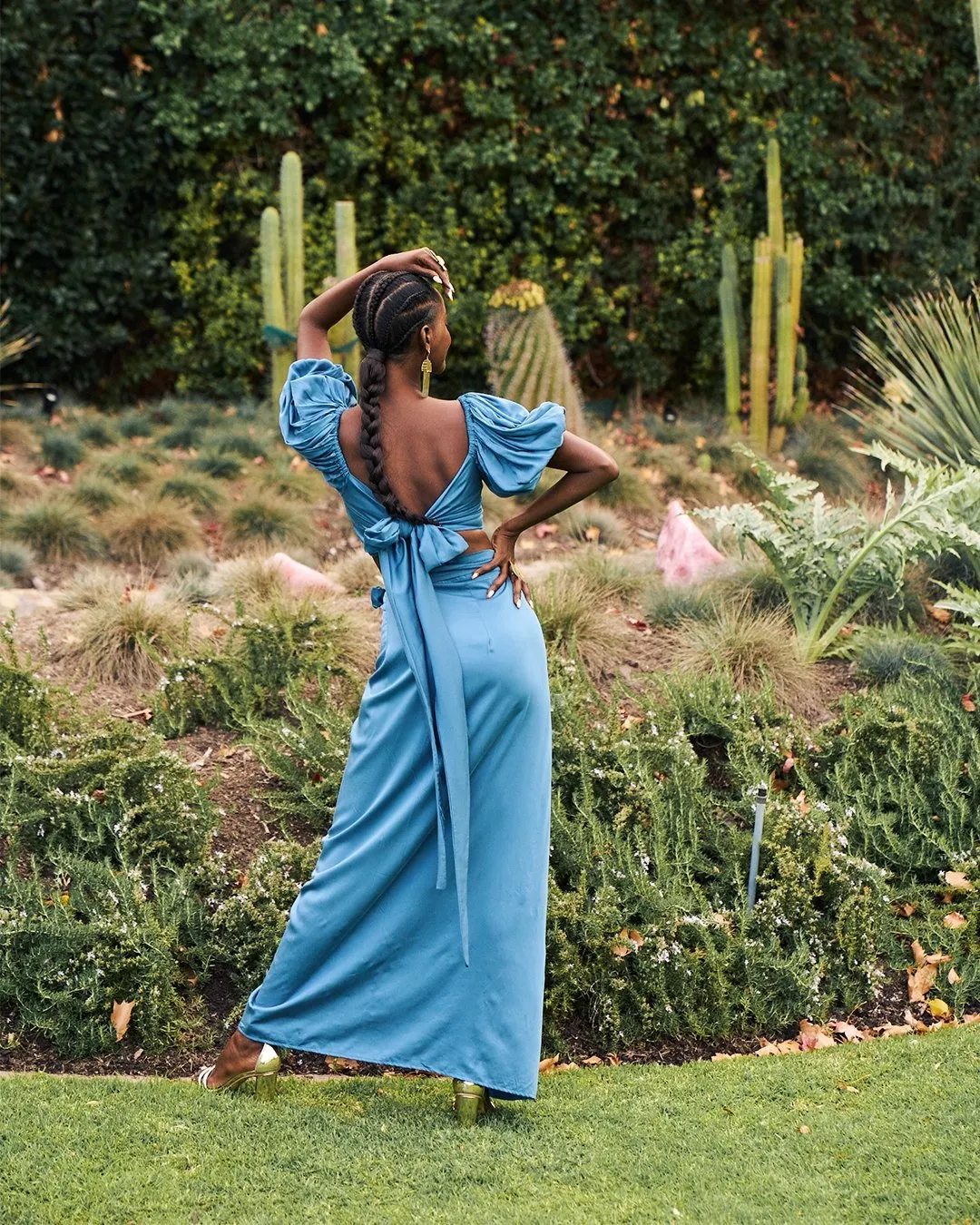 Sustainable Seur Skirt - Solid Teal sold by Diarrablu product image thumbnail 3