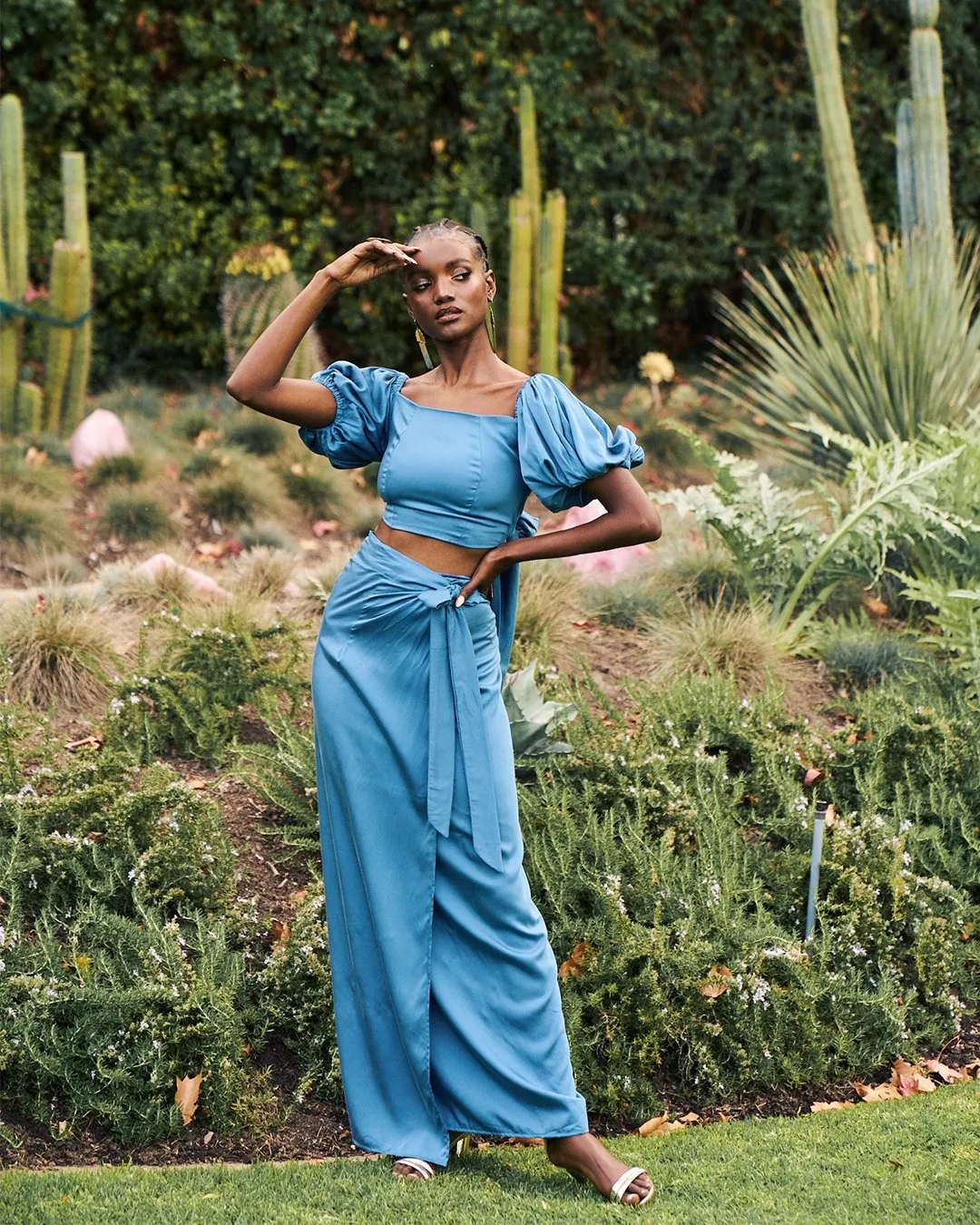 Sustainable Seur Skirt - Solid Teal sold by Diarrablu product image thumbnail 4