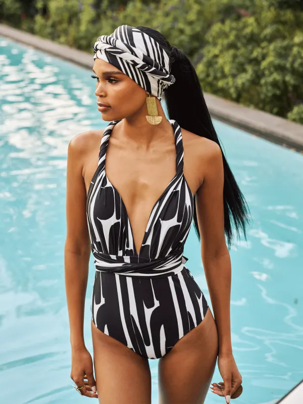 Infinity Swimsuit - Hera Noir sold by Diarrablu