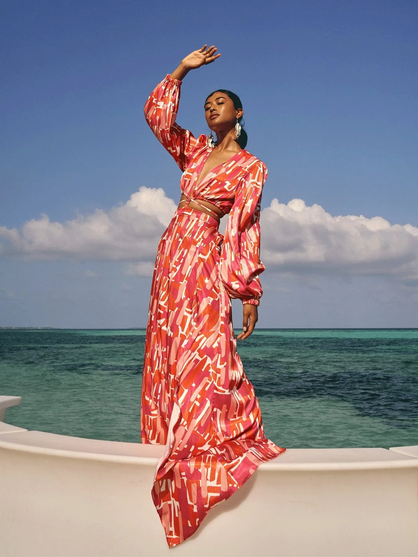 Amal Dress - Atoll Rose sold by Diarrablu