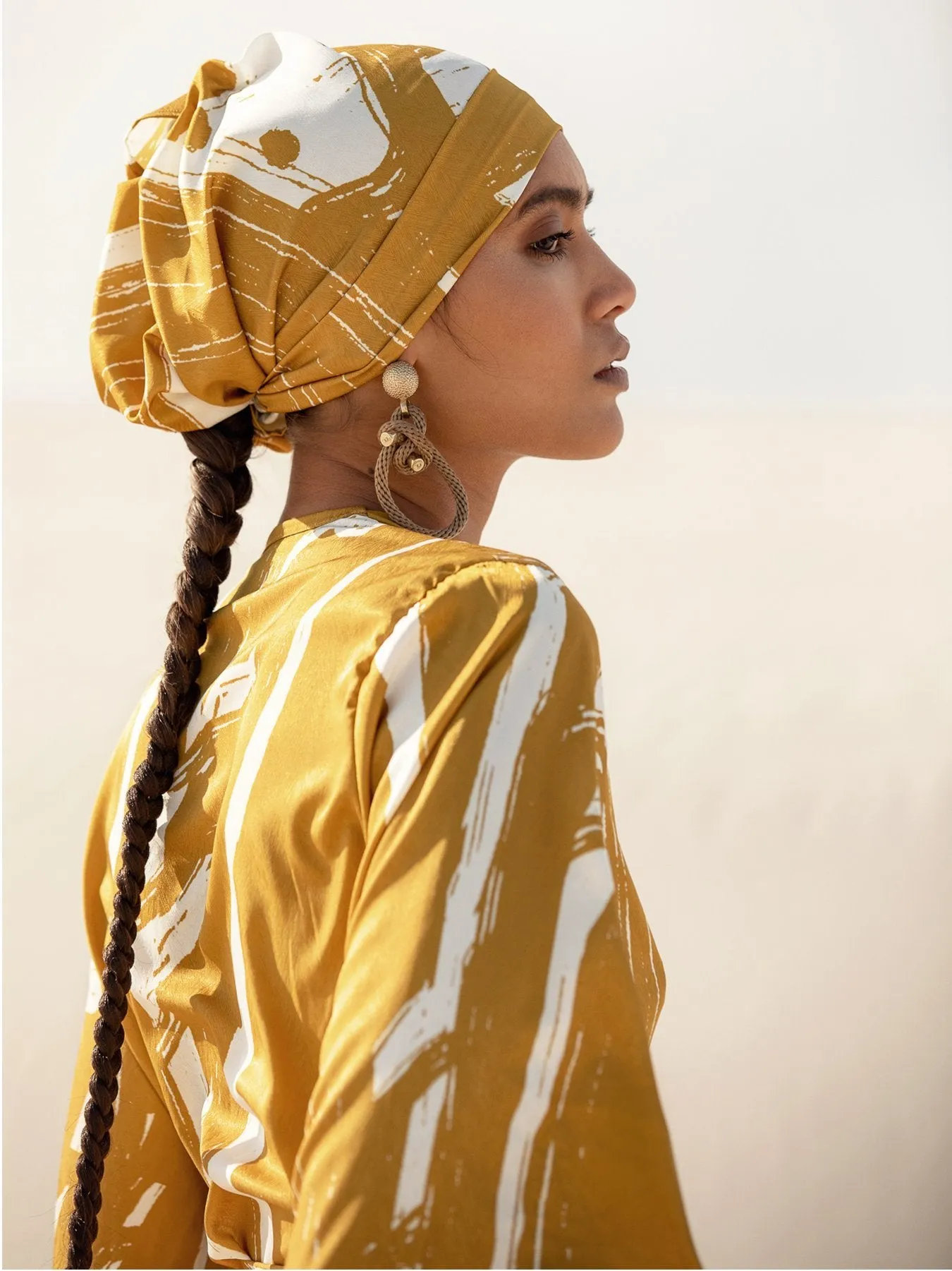 Moussor Headwrap - Suto Gold sold by Diarrablu